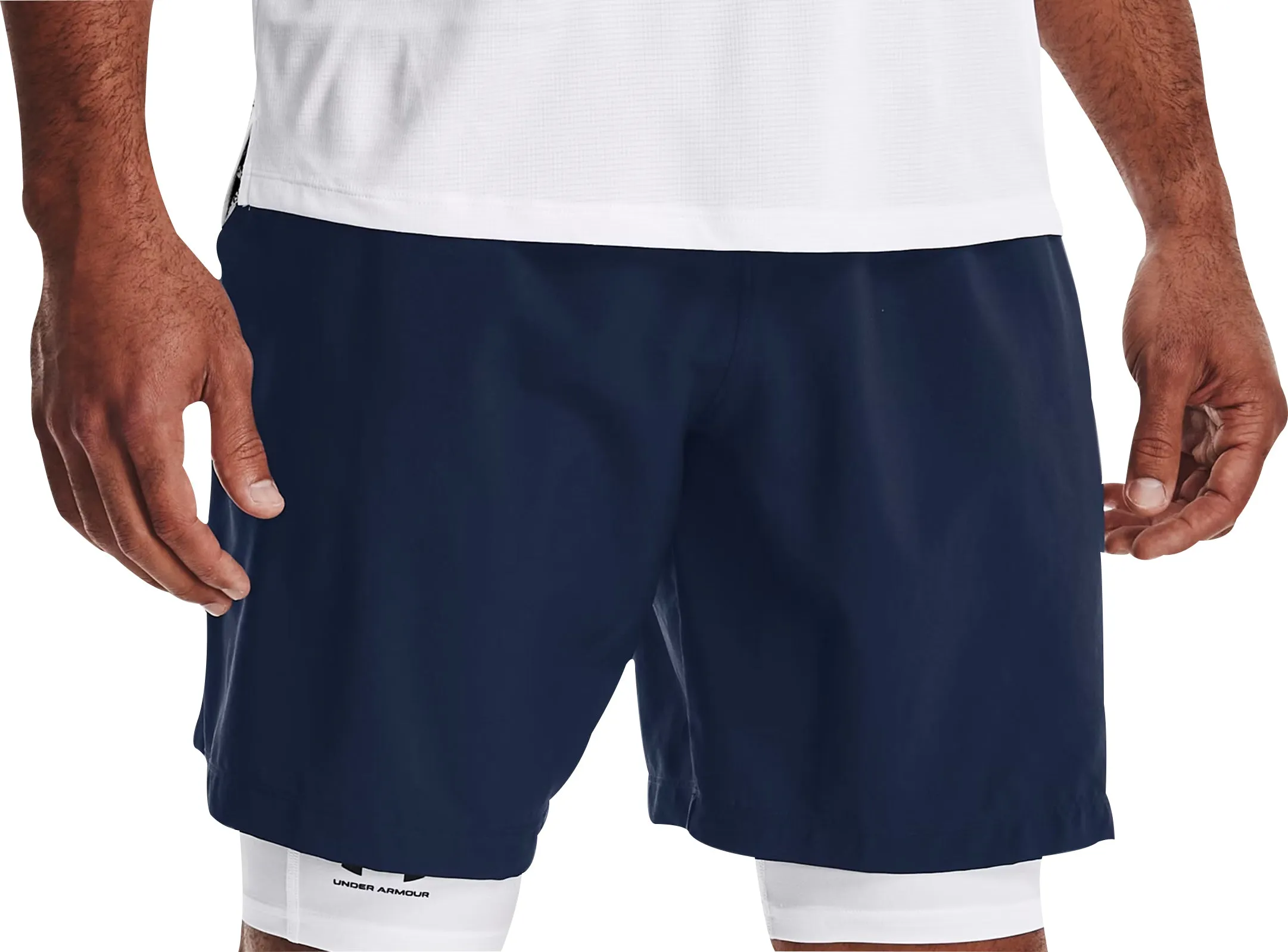 Clothing Under Armour  Men Under Armour Woven Graphic Mens Running Shorts - Blue