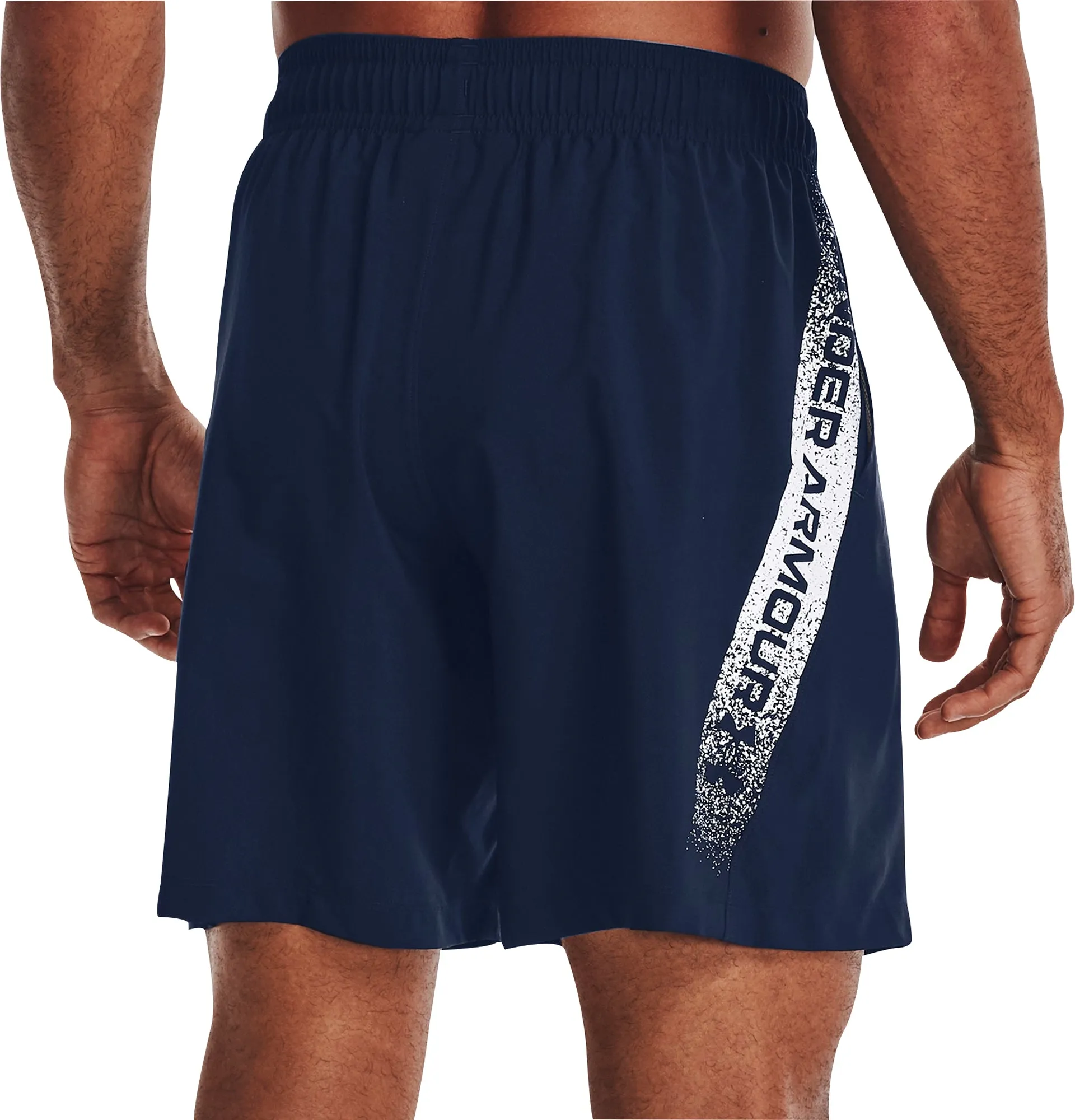 Clothing Under Armour  Men Under Armour Woven Graphic Mens Running Shorts - Blue