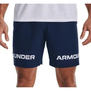 Clothing Under Armour  Men Under Armour Woven Graphic Wordmark Mens Training Shorts - Navy