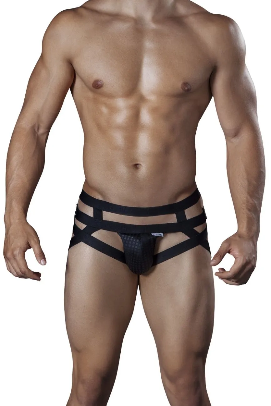 Clothing_Candyman_Mens Underwear CandyMan 99242 Jockstrap Color Black