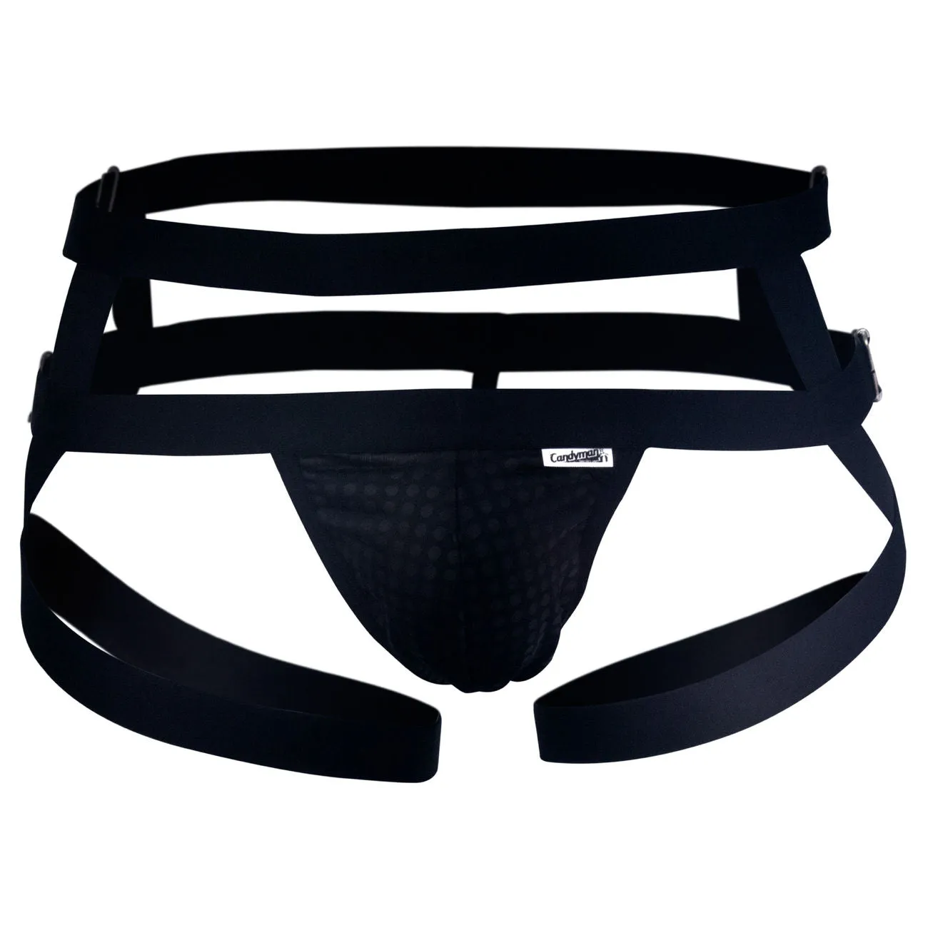 Clothing_Candyman_Mens Underwear CandyMan 99242 Jockstrap Color Black