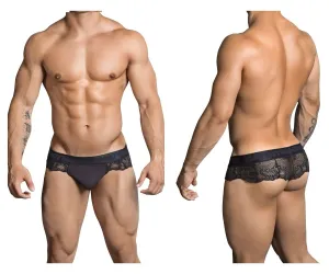 Clothing_Candyman_Mens Underwear CandyMan 99304X Lace Thongs Color Black