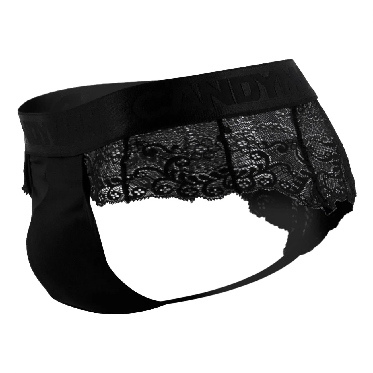 Clothing_Candyman_Mens Underwear CandyMan 99304X Lace Thongs Color Black