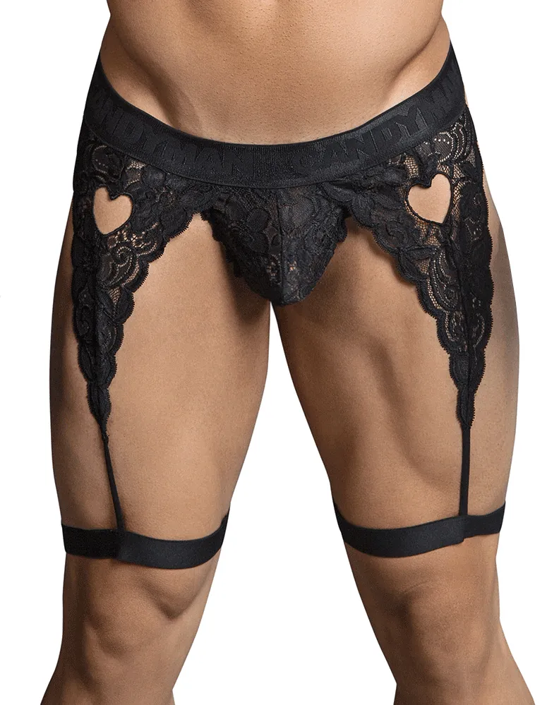 Clothing_Candyman_Mens Underwear Candyman 99310 Thongs Black