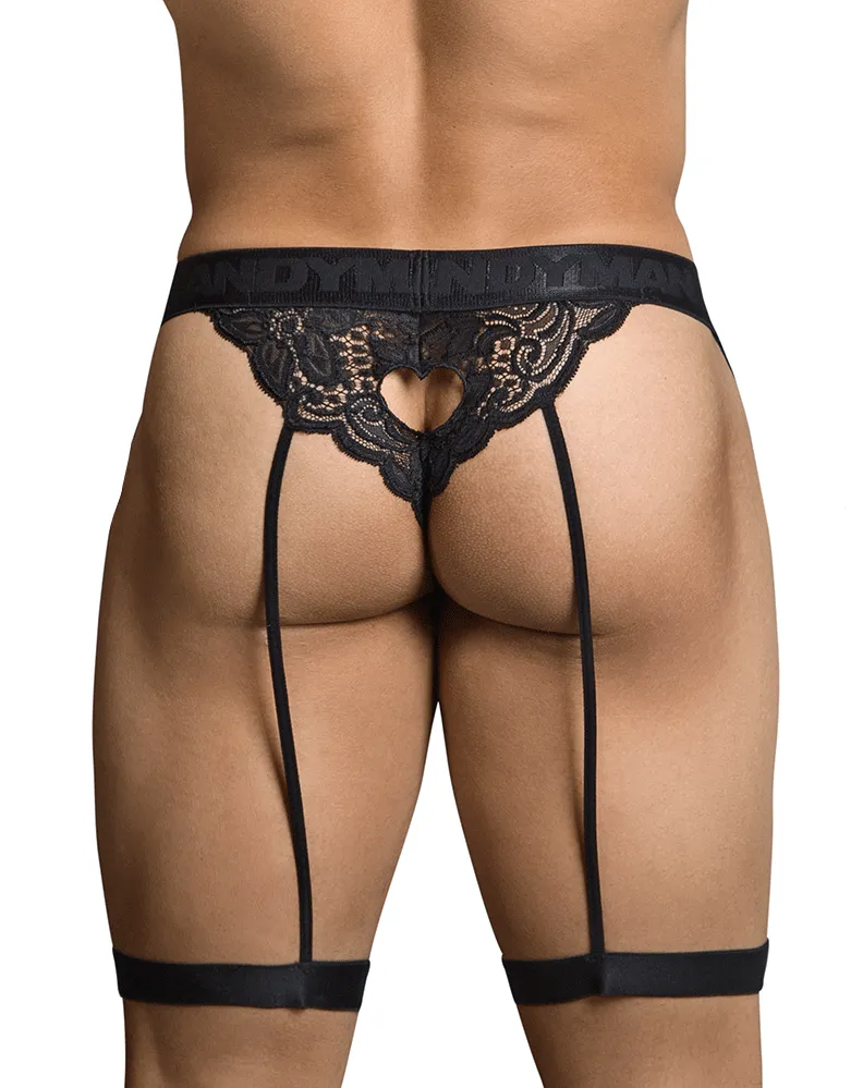 Clothing_Candyman_Mens Underwear Candyman 99310 Thongs Black