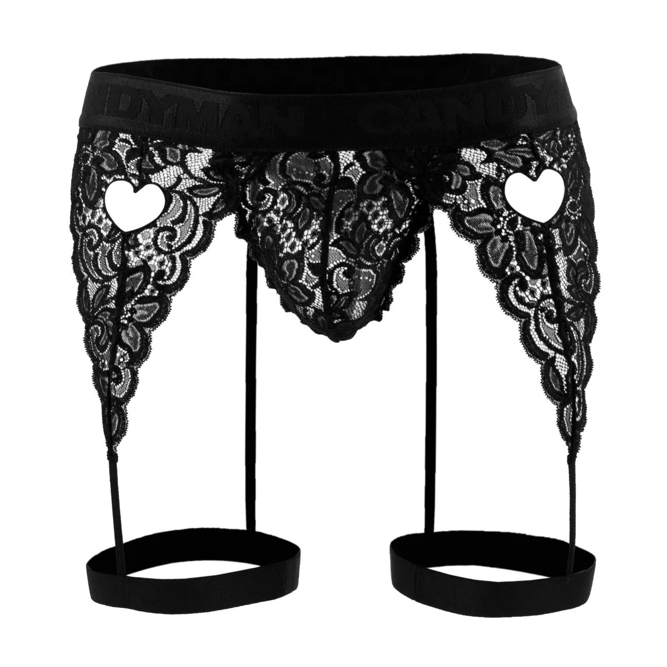 Clothing_Candyman_Mens Underwear CandyMan 99310 Thongs Color Black