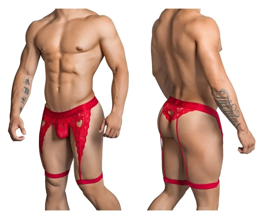 Clothing_Candyman_Mens Underwear CandyMan 99310 Thongs Color Red
