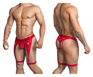 Clothing_Candyman_Mens Underwear CandyMan 99310 Thongs Color Red