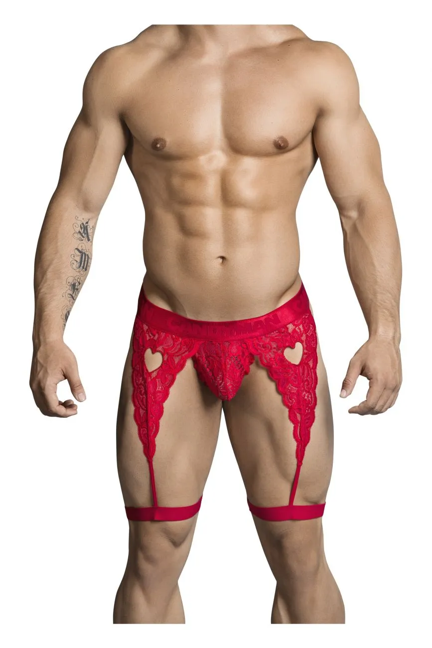 Clothing_Candyman_Mens Underwear CandyMan 99310 Thongs Color Red