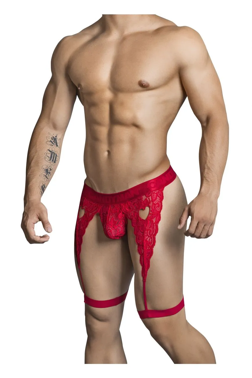 Clothing_Candyman_Mens Underwear CandyMan 99310 Thongs Color Red