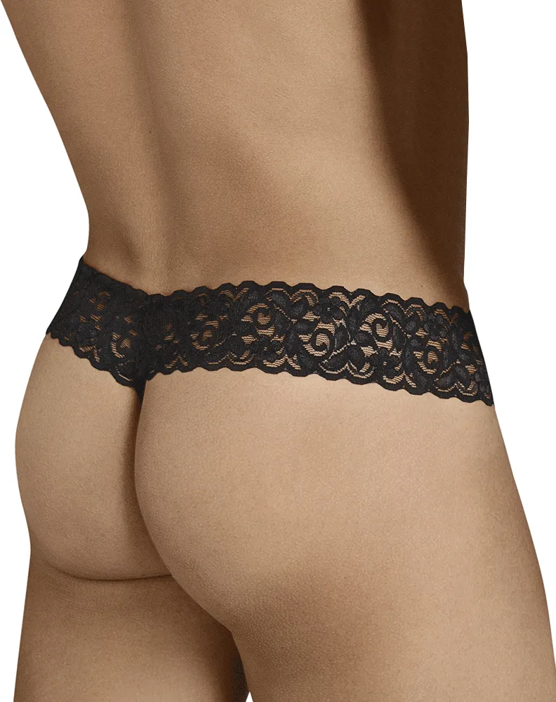 Clothing_Candyman_Mens Underwear Candyman 99370 Thongs Black