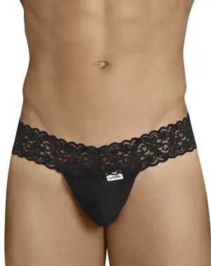 Clothing_Candyman_Mens Underwear Candyman 99370 Thongs Black