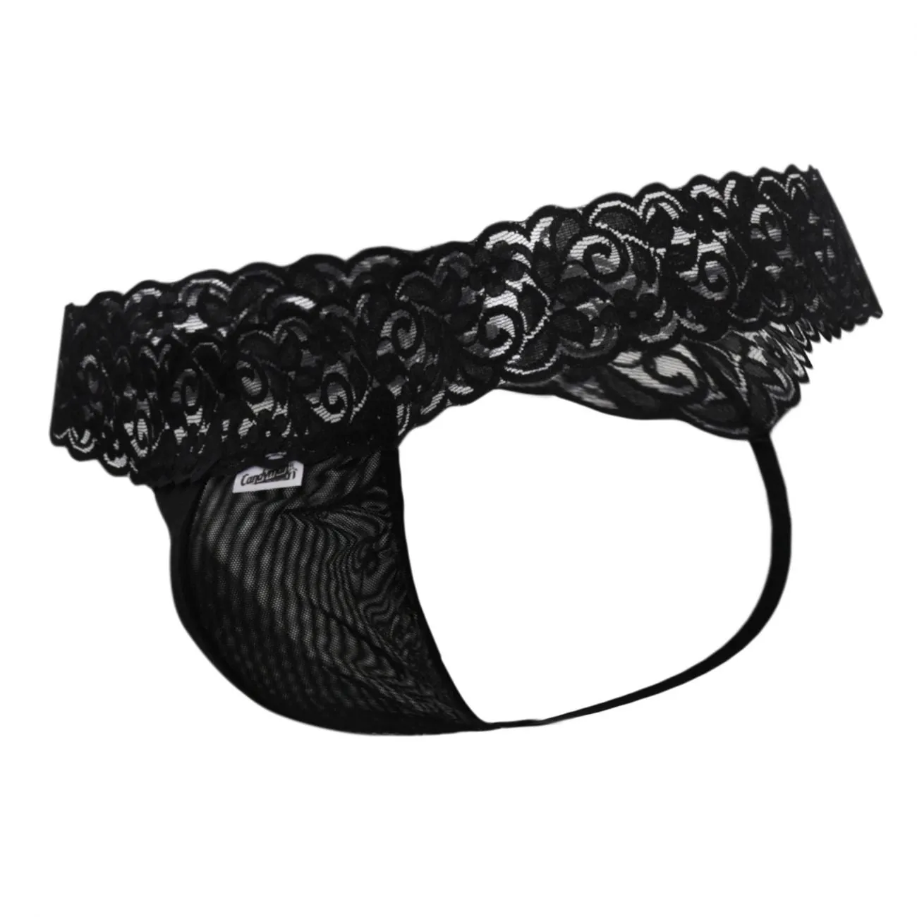 Clothing_Candyman_Mens Underwear CandyMan 99370 Thongs Color Black