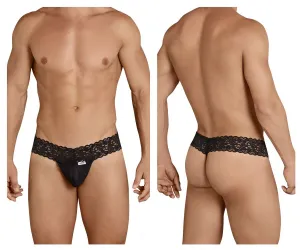 Clothing_Candyman_Mens Underwear CandyMan 99370 Thongs Color Black