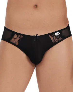 Clothing_Candyman_Mens Underwear Candyman 99538 Sexy Lace Jockstrap Black