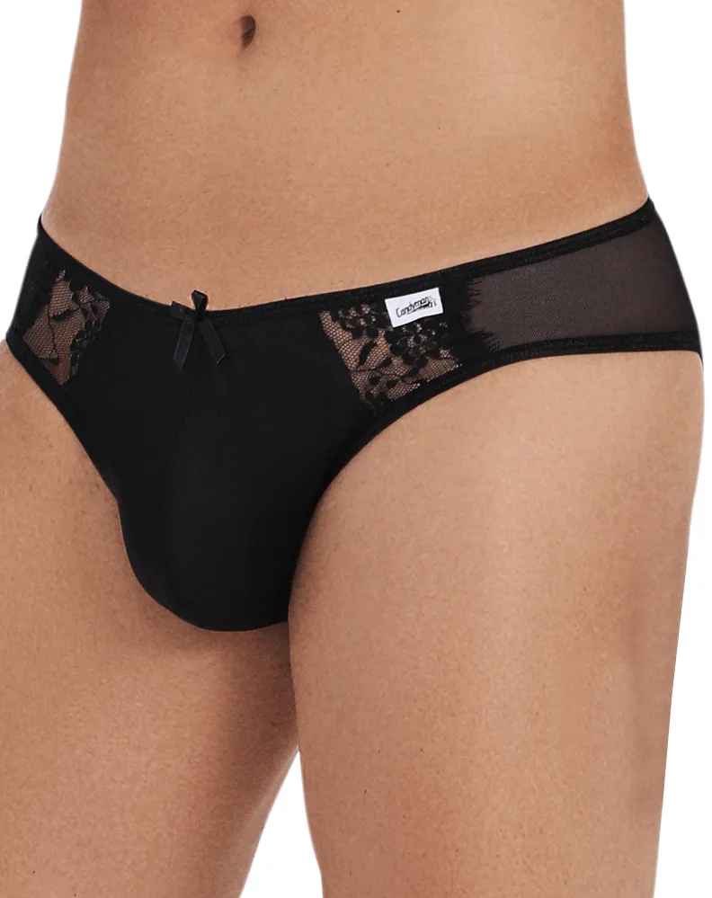 Clothing_Candyman_Mens Underwear Candyman 99538 Sexy Lace Jockstrap Black
