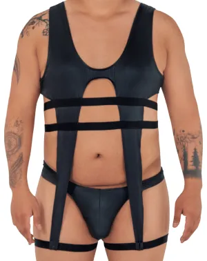 Clothing_Candyman_Mens Underwear Candyman 99541x Gladiator Bodysuit Black