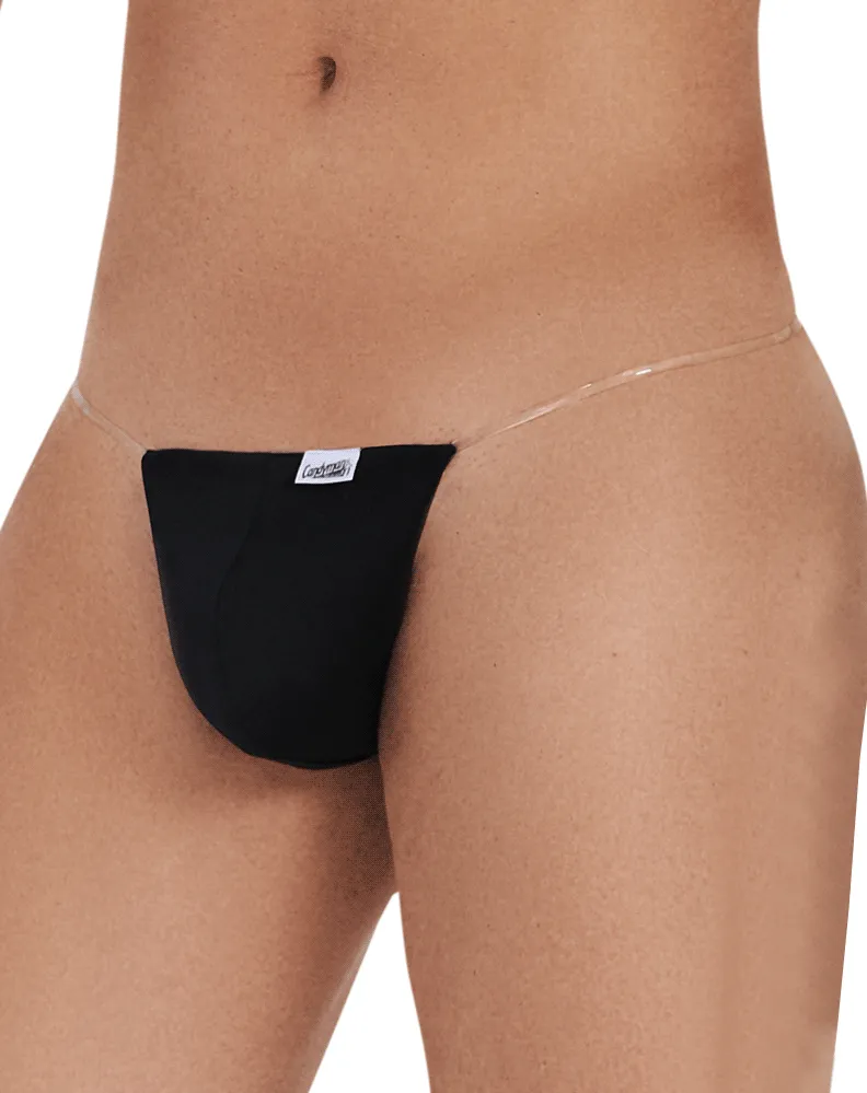 Clothing_Candyman_Mens Underwear Candyman 99548 Invisible Micro Thongs Black