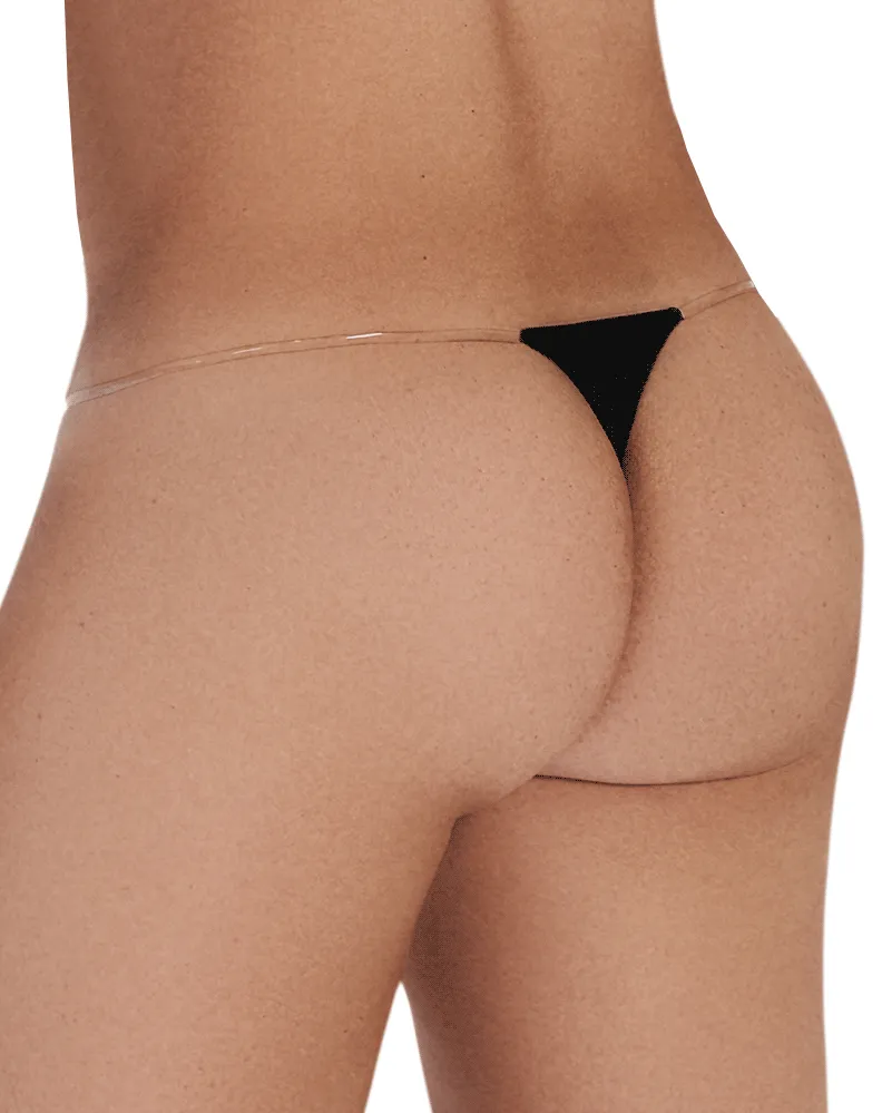 Clothing_Candyman_Mens Underwear Candyman 99548 Invisible Micro Thongs Black