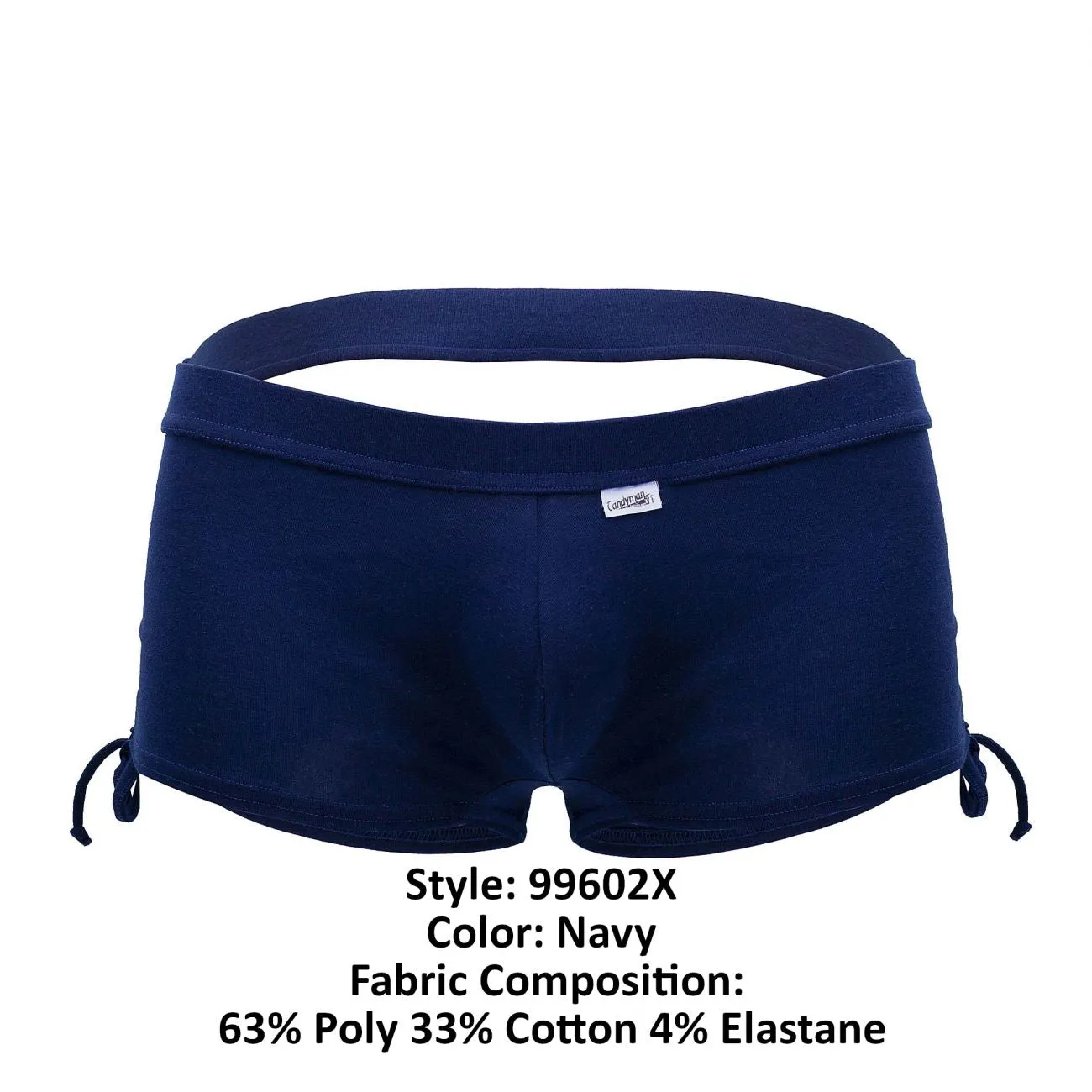 Clothing_Candyman_Mens Underwear CandyMan 99602X Lounge Pajama Shorts Color Navy