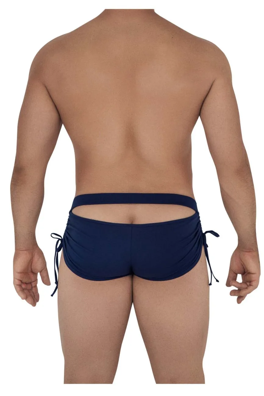 Clothing_Candyman_Mens Underwear CandyMan 99602X Lounge Pajama Shorts Color Navy