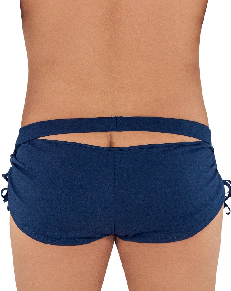 Clothing_Candyman_Mens Underwear Candyman 99602x Lounge Pajama Shorts Navy
