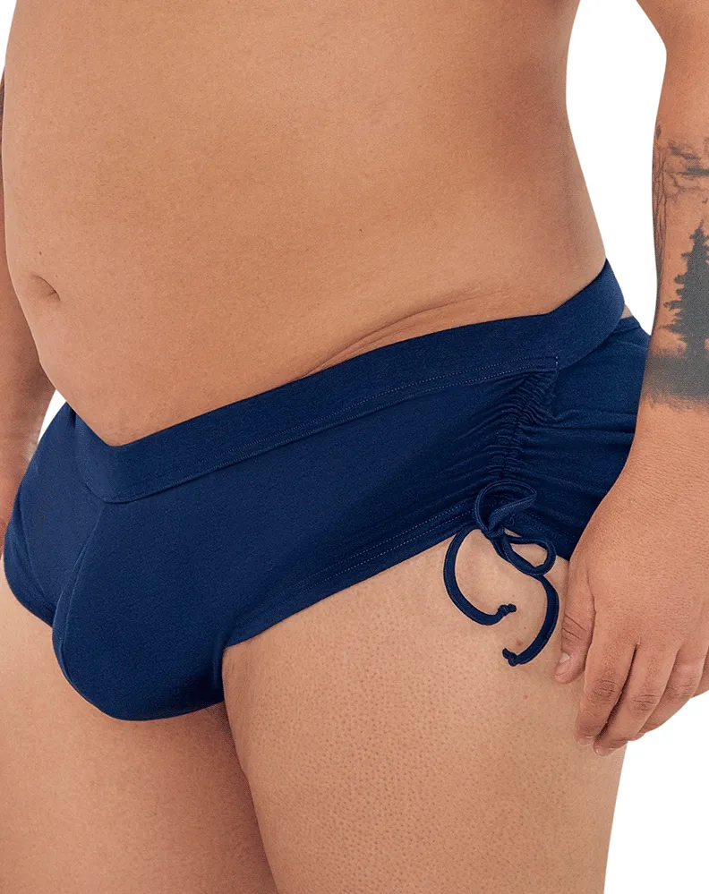 Clothing_Candyman_Mens Underwear Candyman 99602x Lounge Pajama Shorts Navy