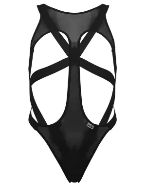 Clothing_Candyman_Mens Underwear Candyman 99643 Mesh Bodysuit Black