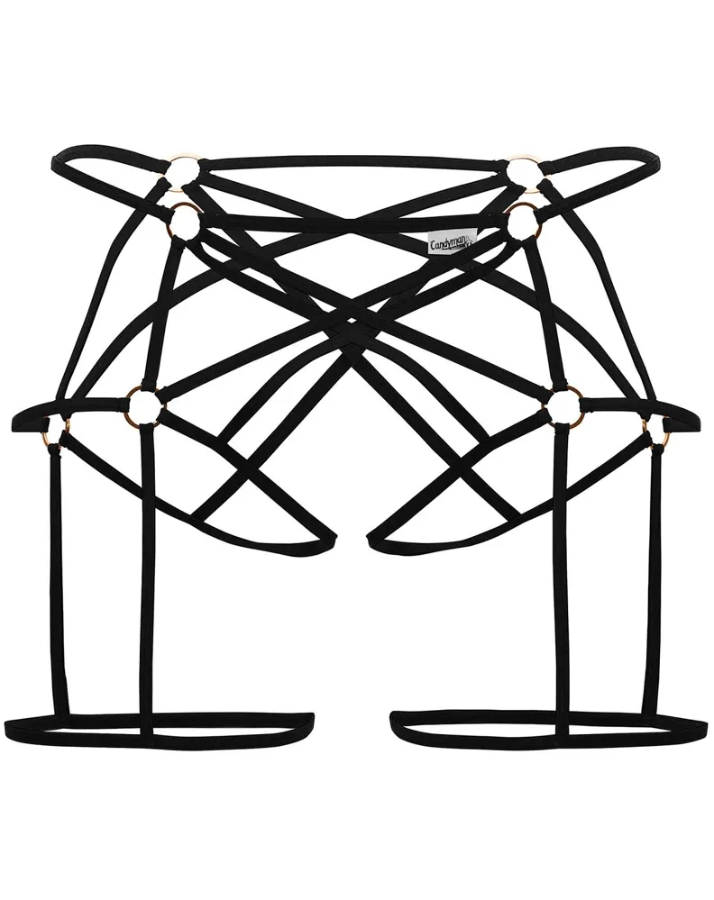 Clothing_Candyman_Mens Underwear Candyman 99646 Cage Jockstrap Black