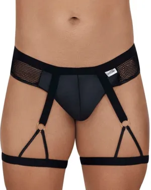 Clothing_Candyman_Mens Underwear Candyman 99684 Garter Briefs Black