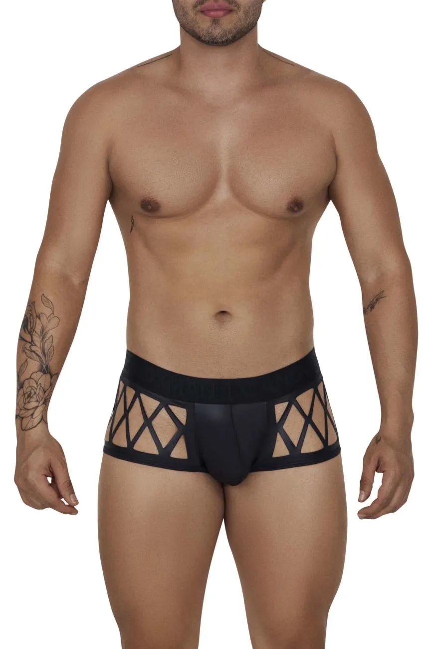 Clothing_Candyman_Mens Underwear CandyMan 99691 Cage Trunks Color Black