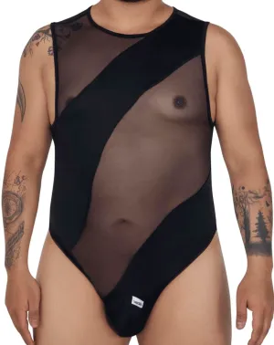 Clothing_Candyman_Mens Underwear Candyman 99699x Mesh Bodysuit Black