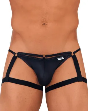 Clothing_Candyman_Mens Underwear Candyman 99705 Garter Jockstrap Black