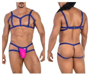 Clothing_Candyman_Mens Underwear CandyMan 99777 Two Piece Outfit Color Pink