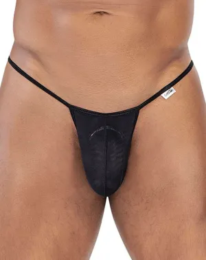 Clothing_Candyman_Mens Underwear Candyman 99795 Mesh G-string Thongs Black