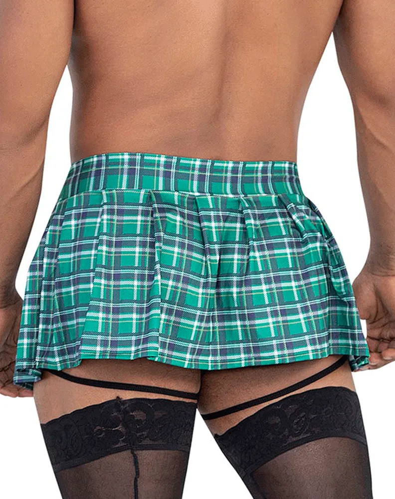 Clothing_Candyman_Mens Underwear Candyman 99799 Garter Outfit Green