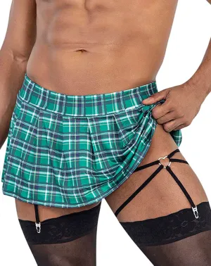 Clothing_Candyman_Mens Underwear Candyman 99799 Garter Outfit Green