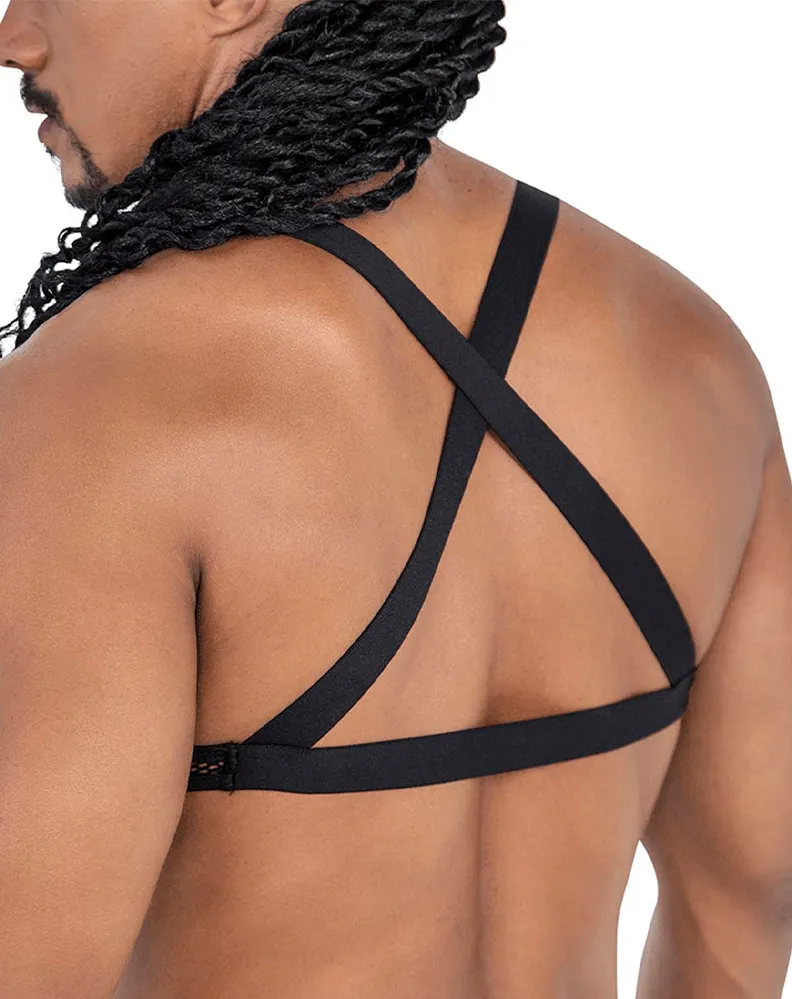 Clothing_Candyman_Mens Underwear Candyman 99809 Mesh Harness Black
