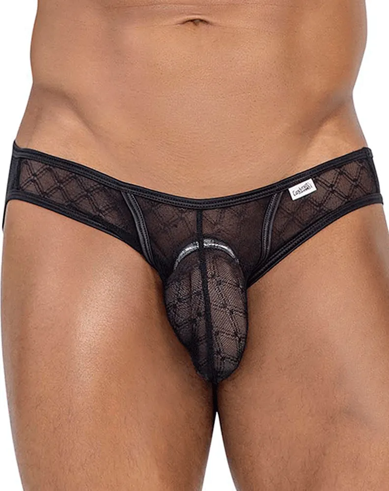 Clothing_Candyman_Mens Underwear Candyman 99812 Mesh Briefs Black