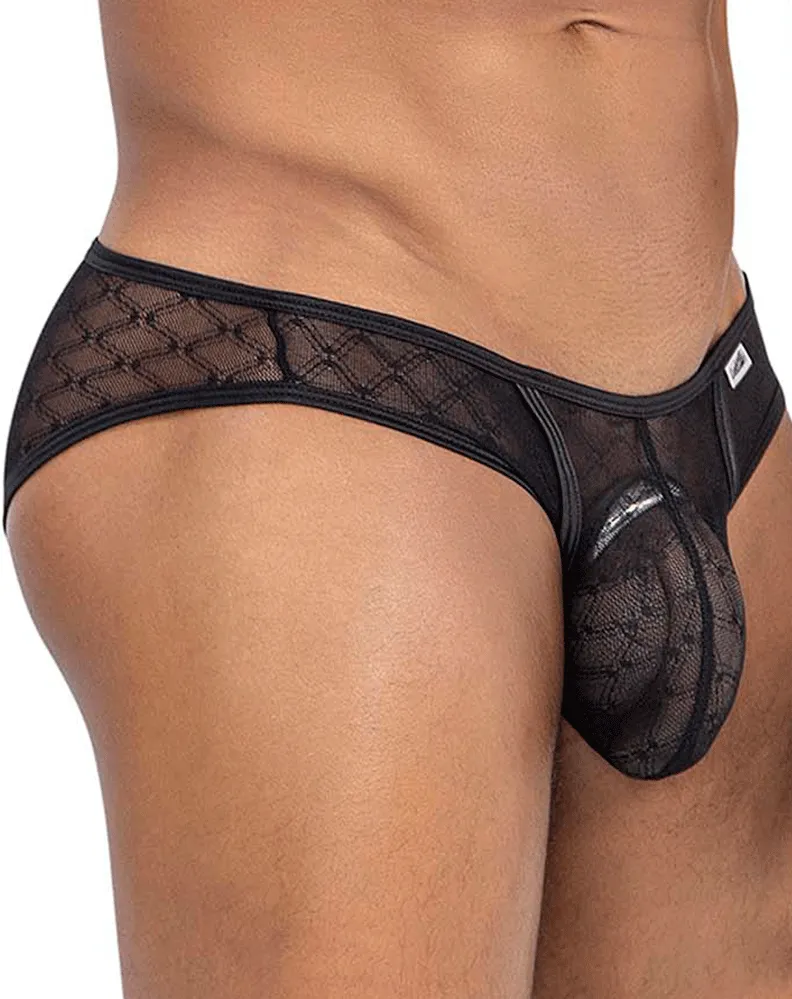 Clothing_Candyman_Mens Underwear Candyman 99812 Mesh Briefs Black