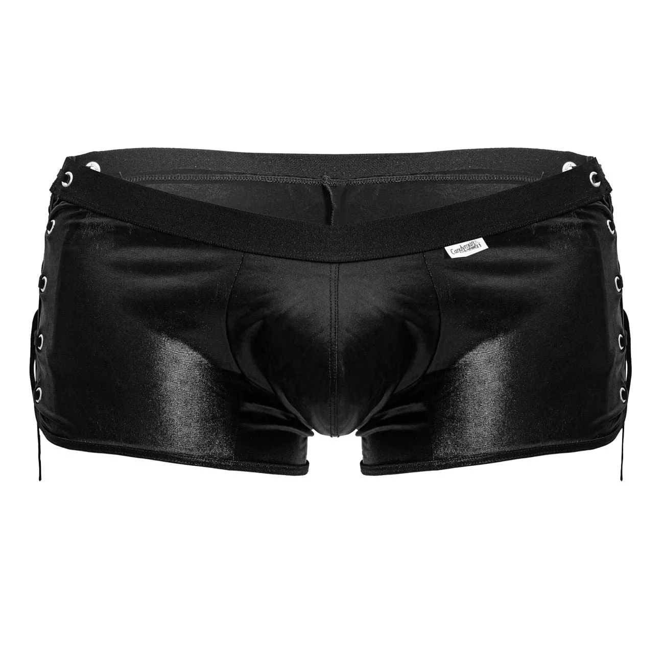 Clothing_Candyman_Mens Underwear CandyMan 99820 Side-Tie Trunks Color Black