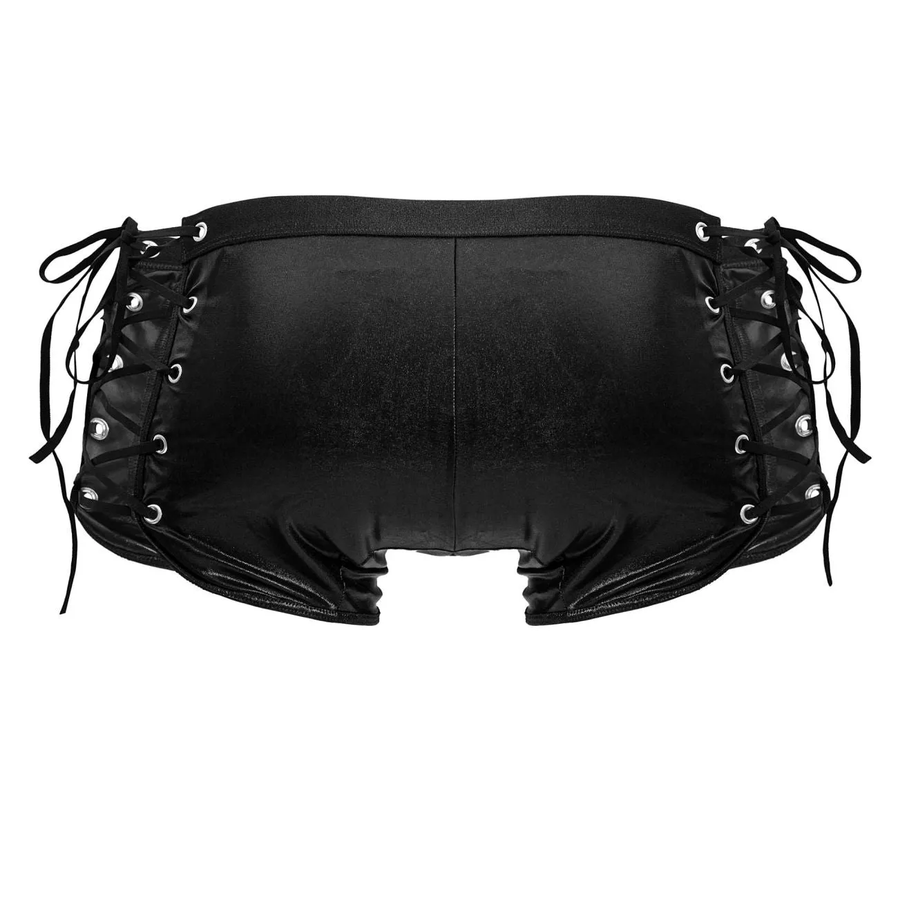 Clothing_Candyman_Mens Underwear CandyMan 99820 Side-Tie Trunks Color Black