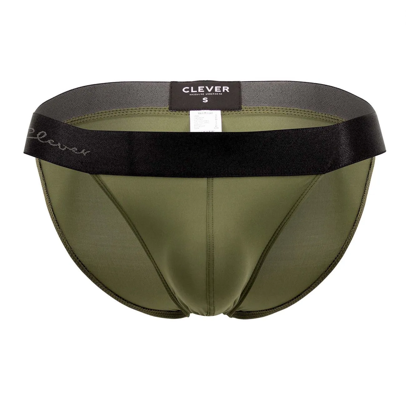 Clothing_Clever_Mens Underwear Clever 0419 Inside Bikini Color Green