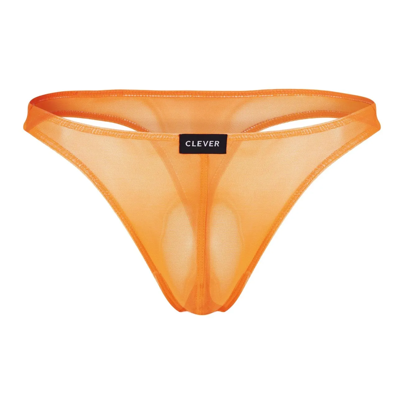 Clothing_Clever_Mens Underwear Clever 100008 3PK Autralian Latin Thongs Color Black-Orange-Black