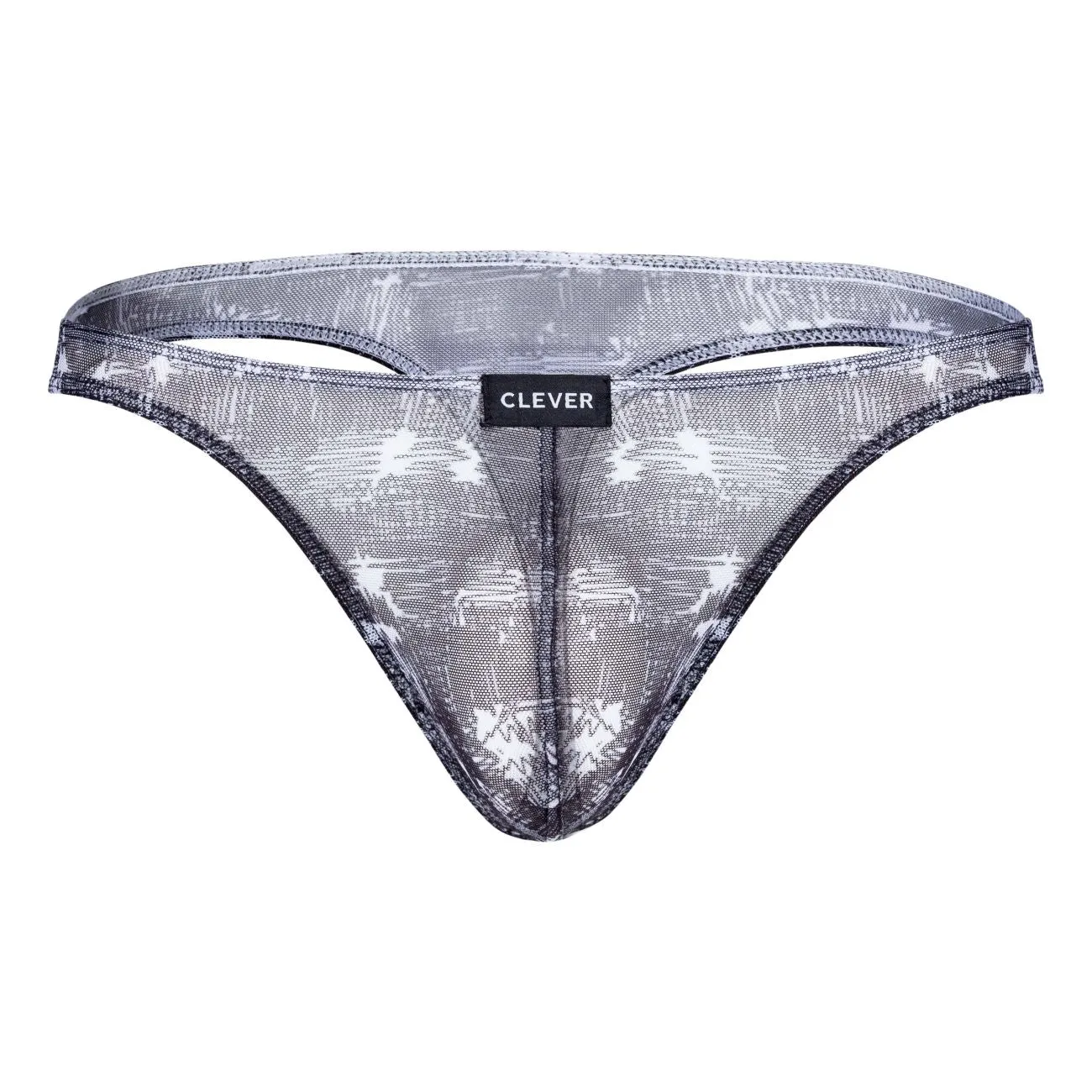 Clothing_Clever_Mens Underwear Clever 100008 3PK Autralian Latin Thongs Color Black-Orange-Black
