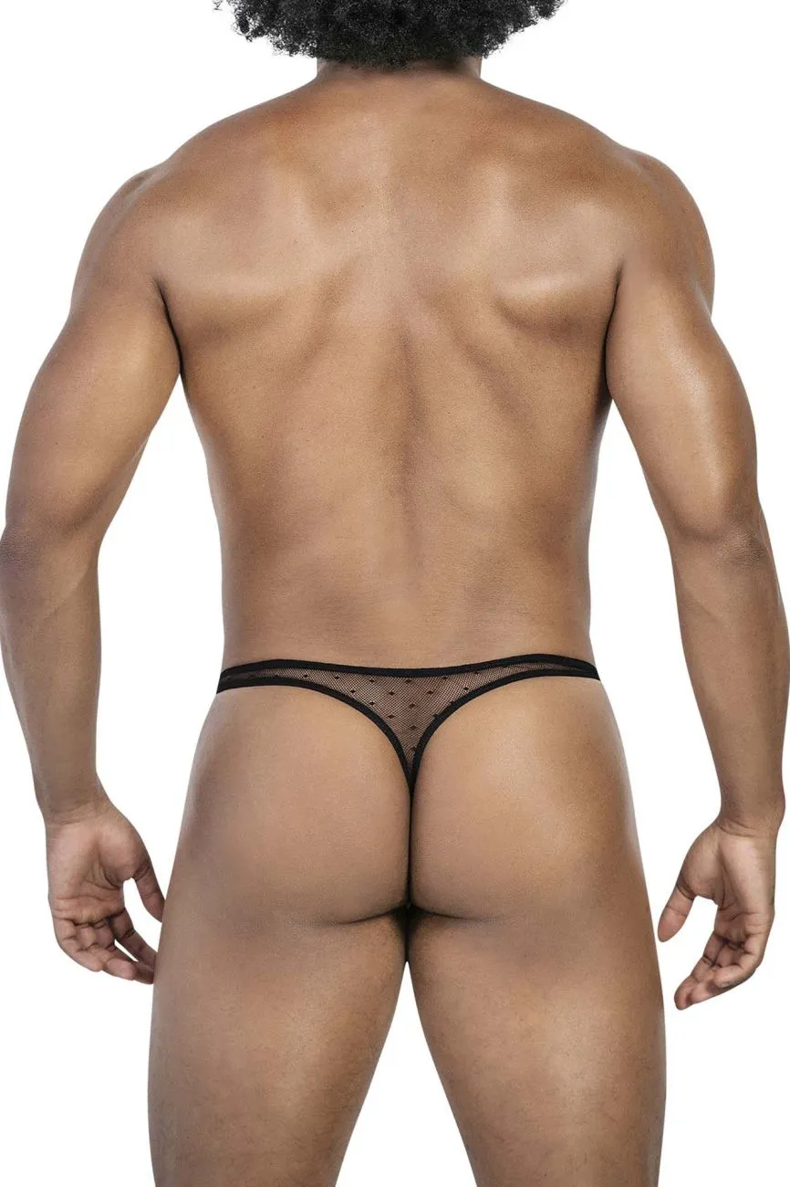 Clothing_Clever_Mens Underwear Clever 100008 3PK Autralian Latin Thongs Color Black-Orange-Black