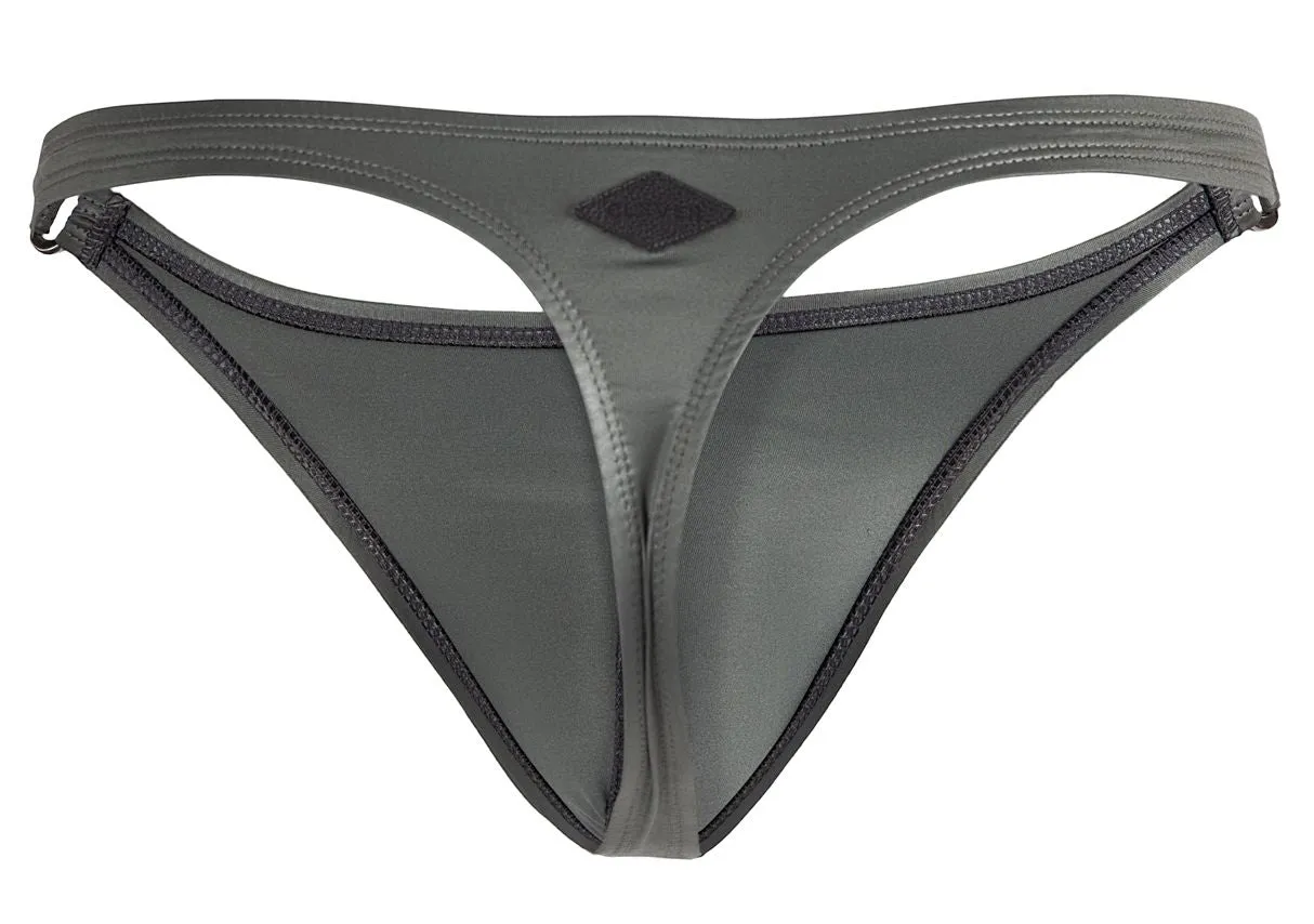 Clothing_Clever_Mens Underwear Clever 1531 Glacier Thongs Color Green