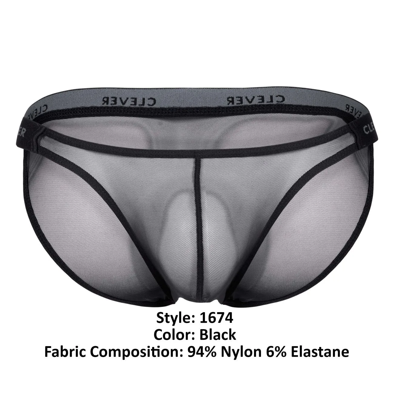 Clothing_Clever_Mens Underwear Clever 1674 Legend Bikini Color Black