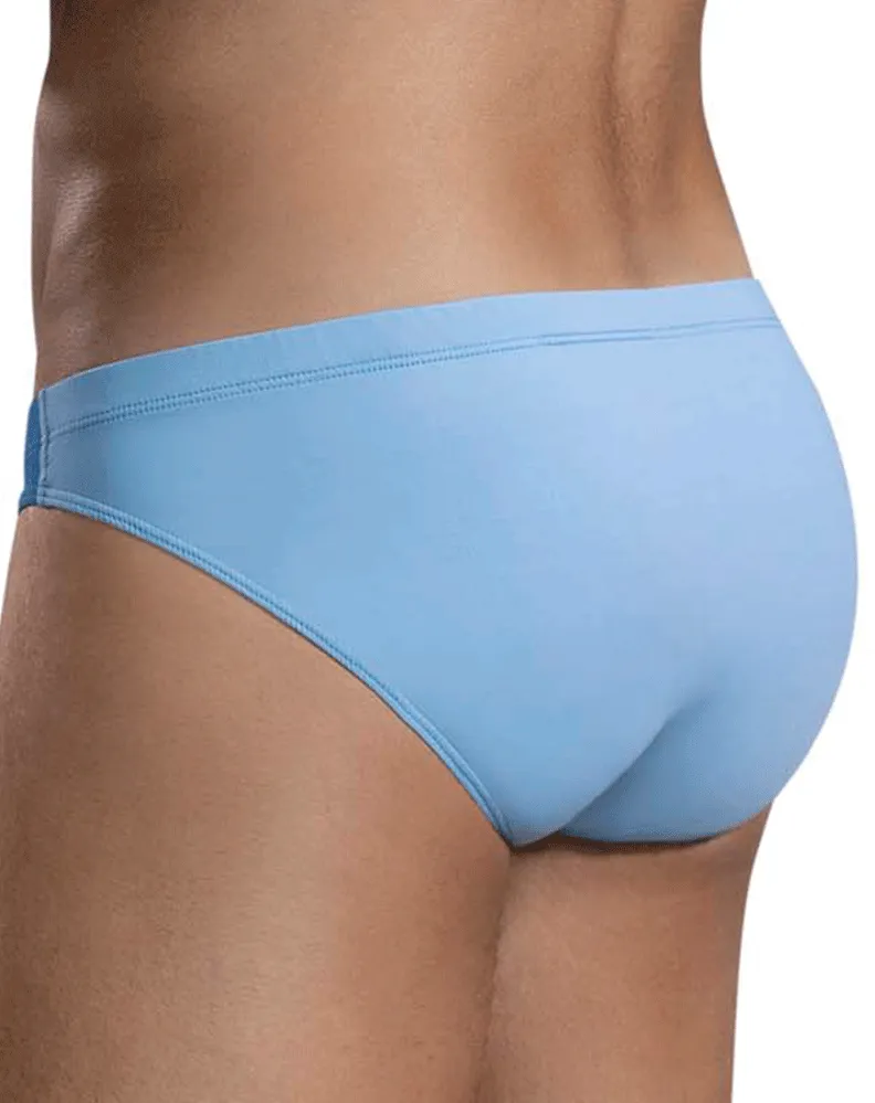 Clothing_Clever_Mens Underwear Clever 1681 Two-tone Bikini Blue