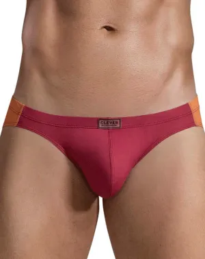 Clothing_Clever_Mens Underwear Clever 1681 Two-tone Bikini Grape